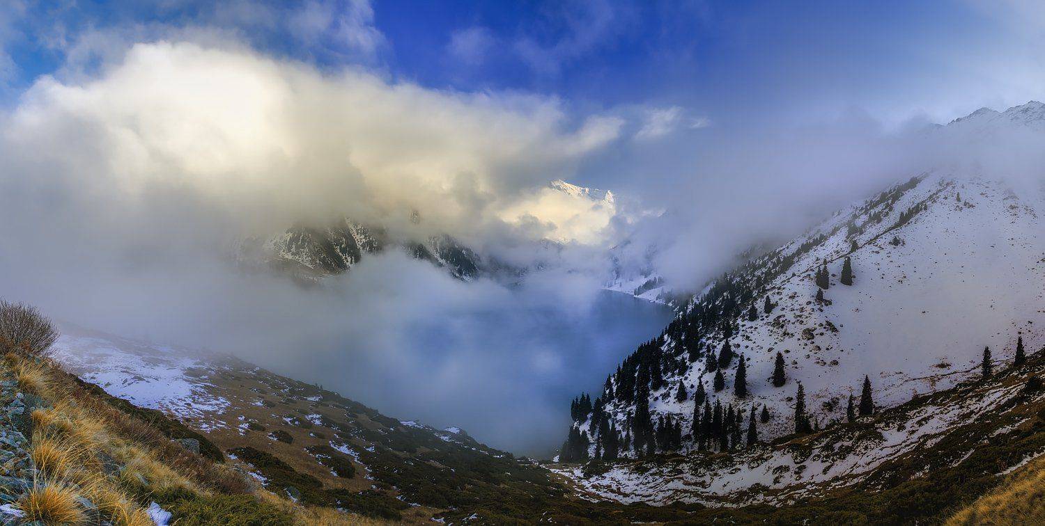 Первый снег. Автор: Vitaliy Rage Алма-ата, Бао, Первый снег, Vitaliy Rage