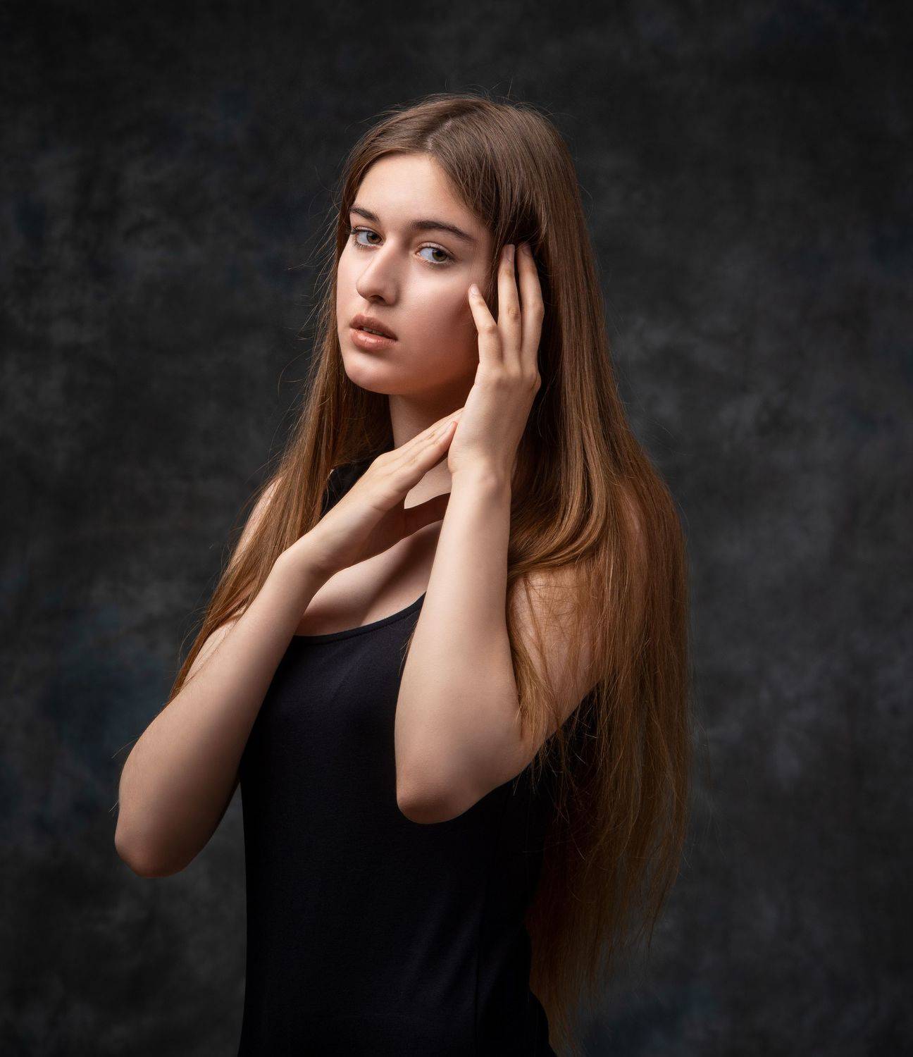 студийный портрет, красивая девушка, женский портрет, концептуальное, Зураб Бабаев