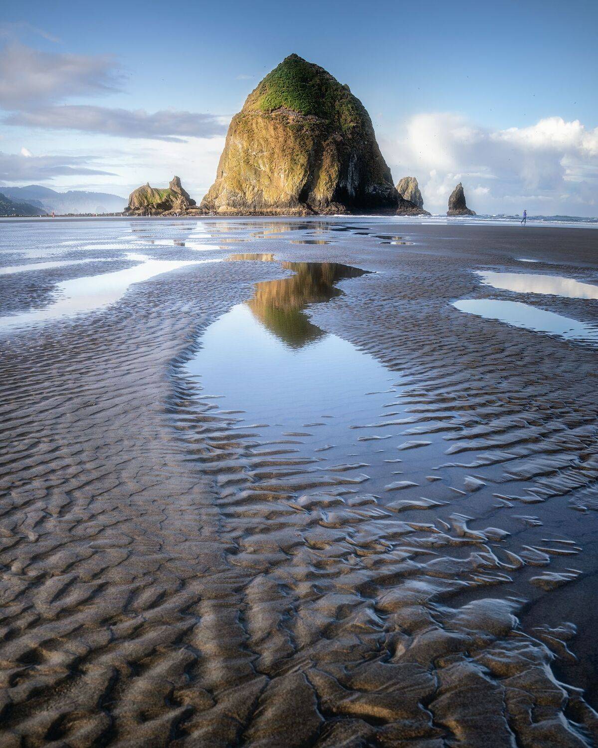 Oregon, Cannon Beach, Morning, Moody, Remo Daut
