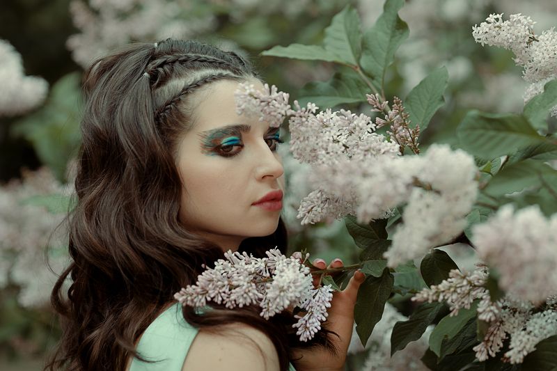 постановочная фотография женский портрет  ПРОЕКТ \