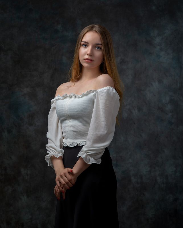 студийный портрет, красивая девушка, женский портрет, концептуальное Маргарита фото превью