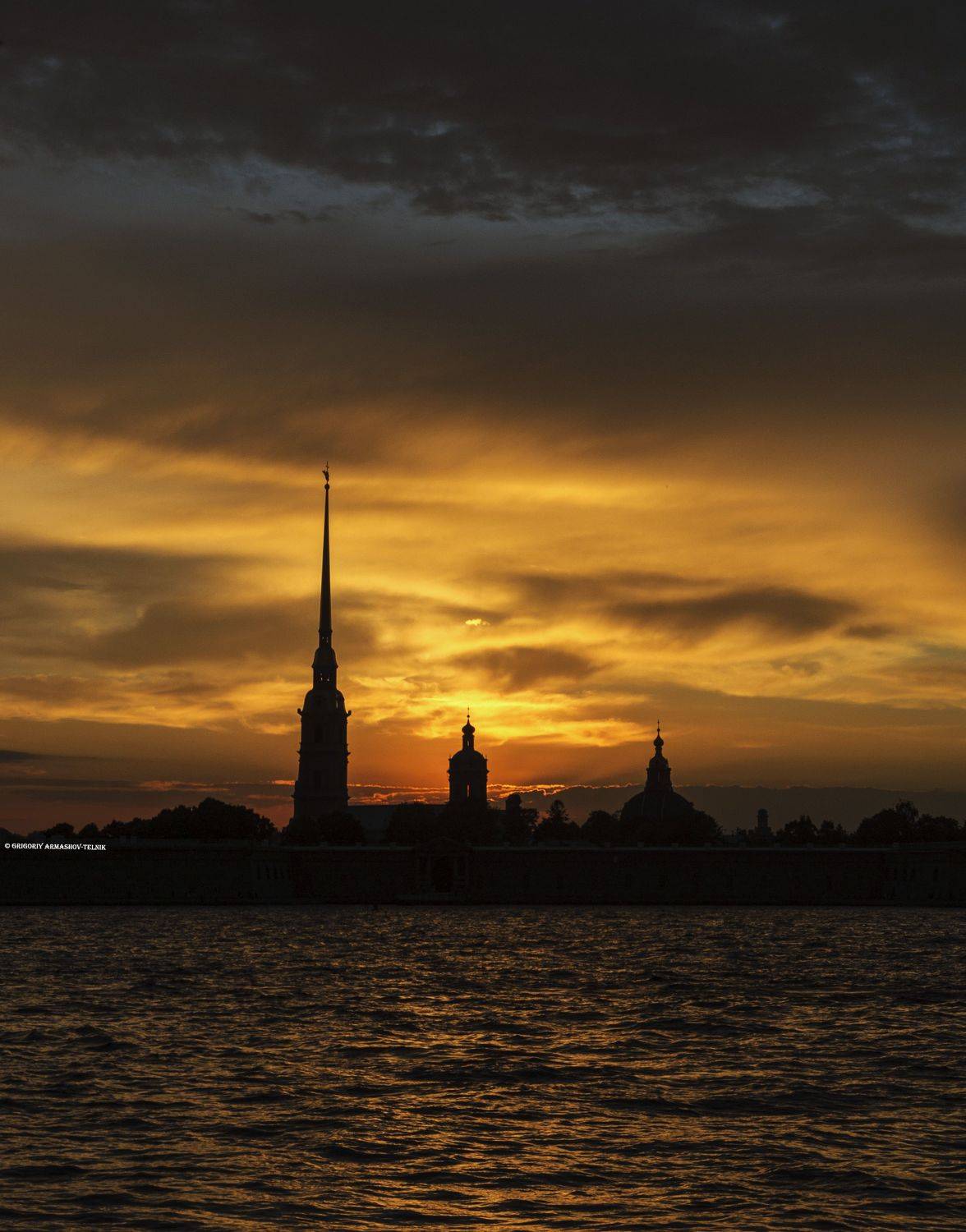 Силуэт. Автор: Армашов-Тельник Григорий no people nature outdoors sky sunset silhouette architecture river, Армашов-Тельник Григорий