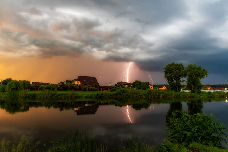 шебекино, титовка, рассвет, гроза, молния, тучи, shebekino, titovka, dawn, thunderstorm, lightning, clouds Такой рассвет.photo preview