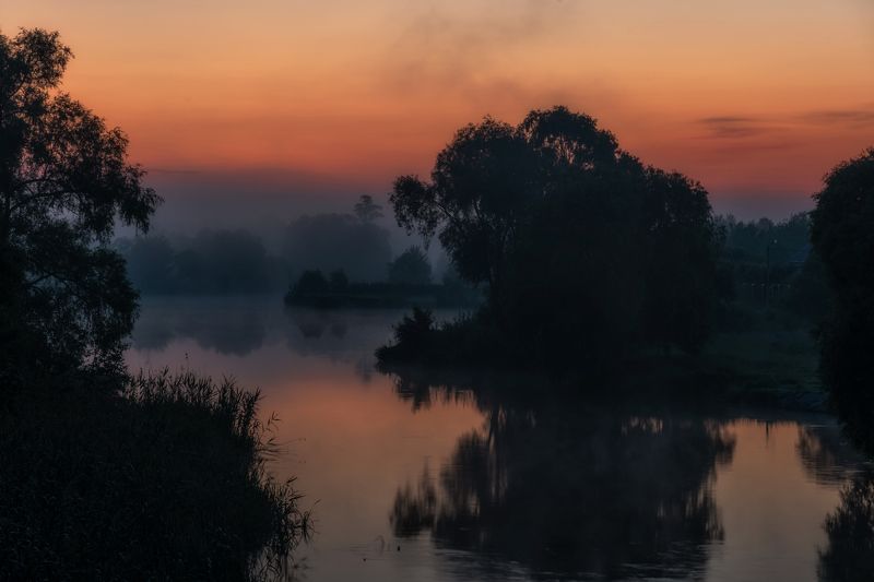 шебекино, титовка, рассвет, река нежеголь, shebekino, titovka, dawn, nezhegol river В предрассветной тишине.photo preview
