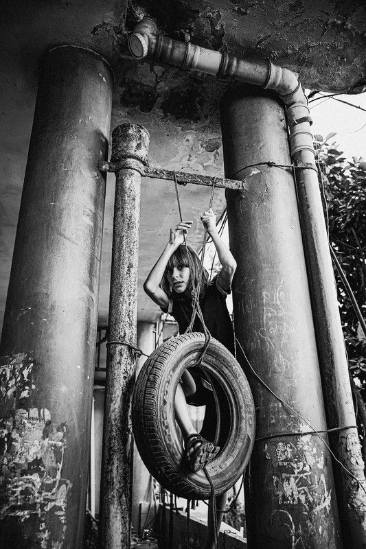 цыгане дети черно белое репортаж грязь быт Цыганеphoto preview