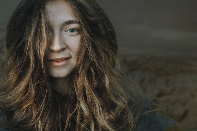 портрет, автопортрет, марокко, путешествие, глаза, лицо, крупныйплан Автопортретphoto preview