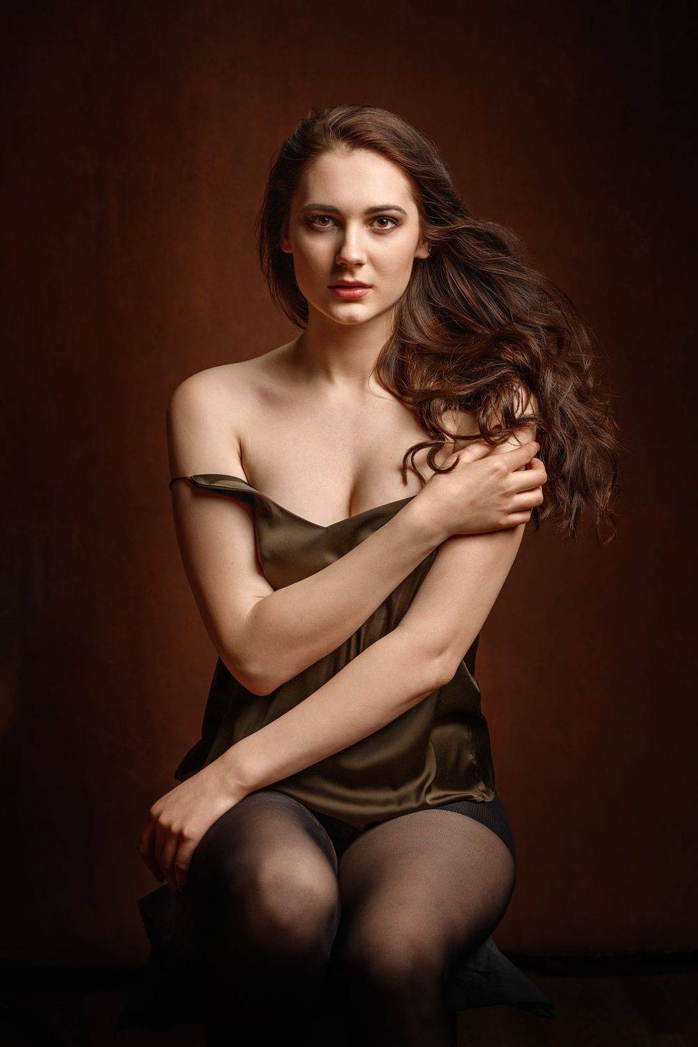 портрет, девушка, Сергеев Сергей