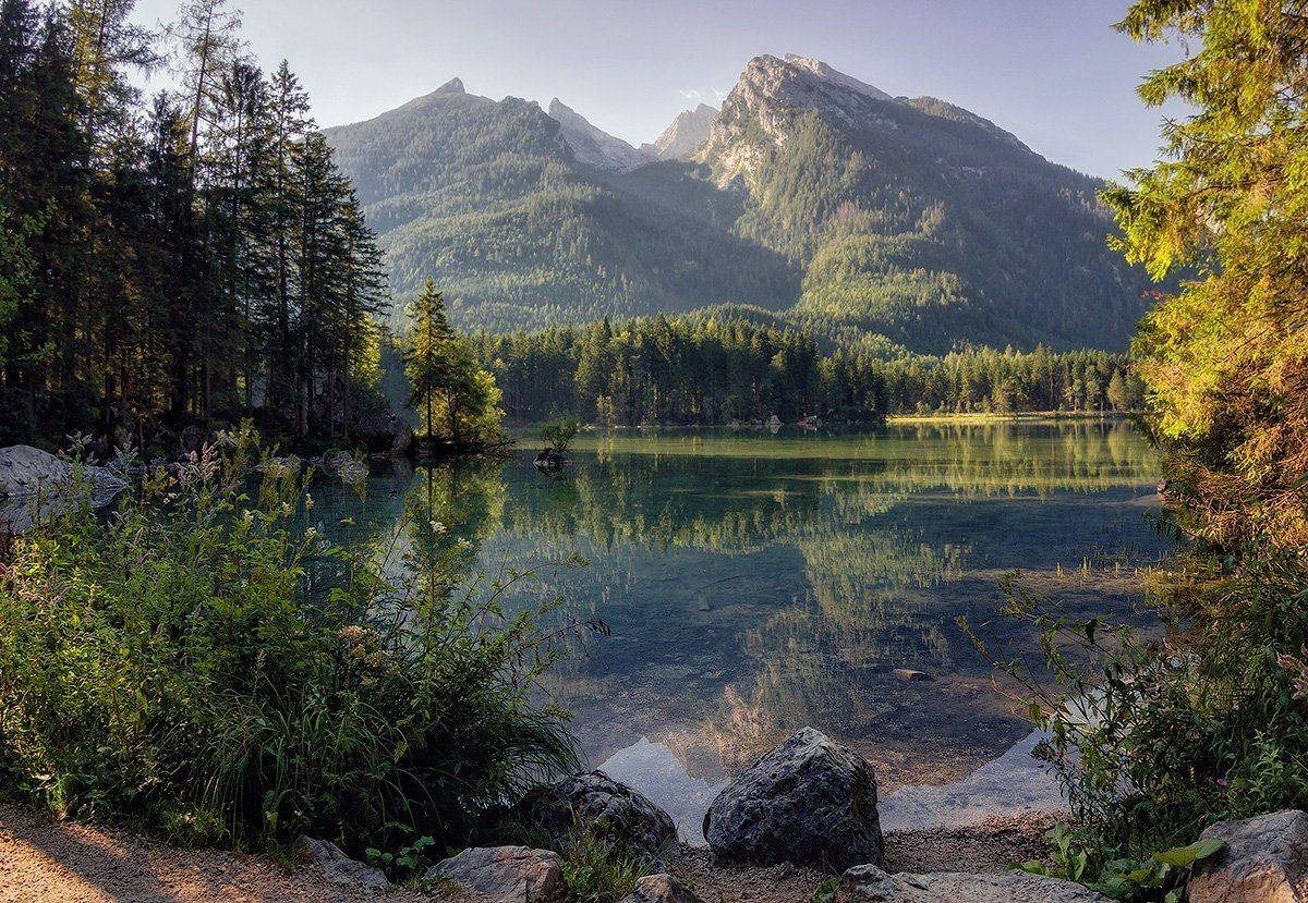 Вдоль берегов Hintersee.... Автор: Игорь Мелекесцев , Игорь Мелекесцев