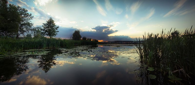 васильков васильків стугна Летний вечерphoto preview