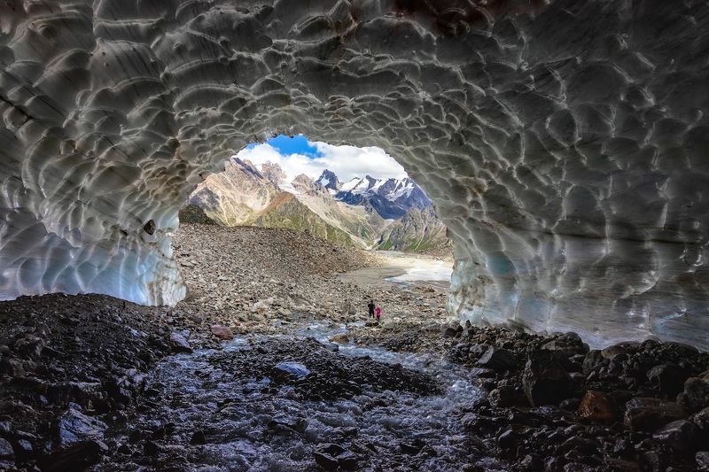 горы, альпинизм, кавказ, ледники в ледовом гроте...photo preview