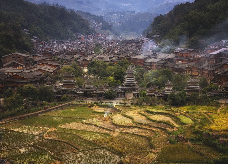 village, china, деревня, китай Деревня Zhaoxing Dongphoto preview