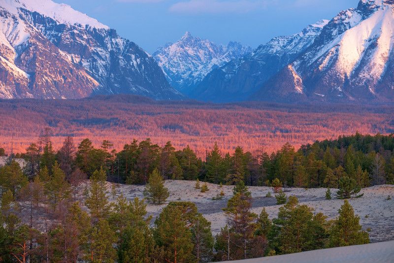 чарская пустыня,кодар,горы,забайкалье багряный лесphoto preview