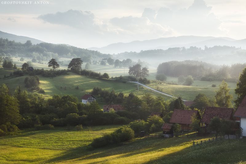 фототур, туман, пейзаж Вечерние туманыphoto preview