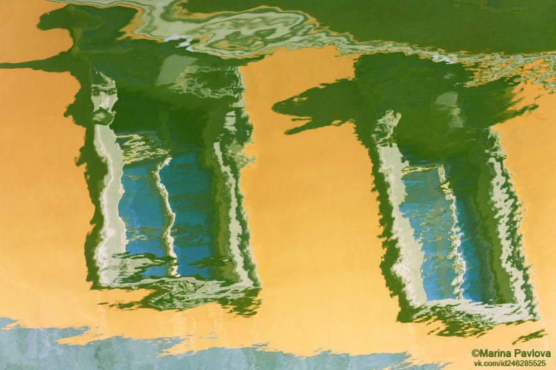 петербургские акварели, отражения на воде, акваабстракция, акваграфика, абстракция, парейдолия, мистический петербург, nikon Пандемия. Акваабстракция.photo preview