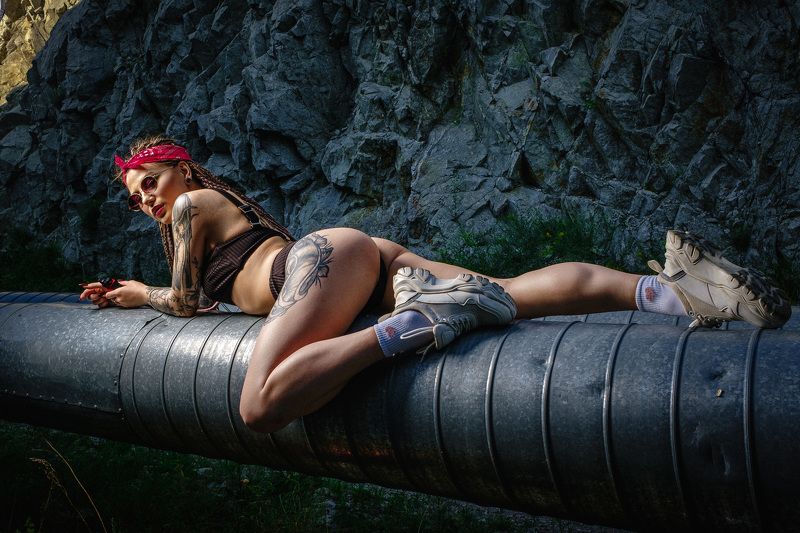 Девушка, Лето, Жара, Купальник, Улица Ритаphoto preview