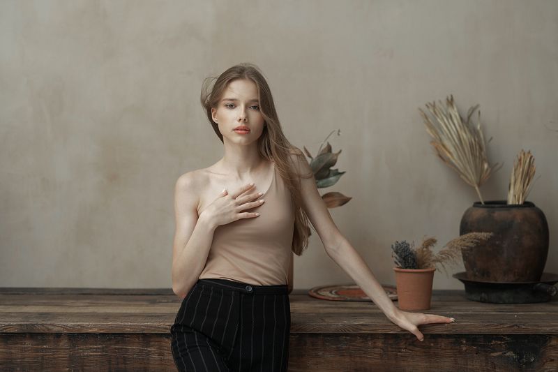 девушка, модель, портрет, москва Настя фото превью