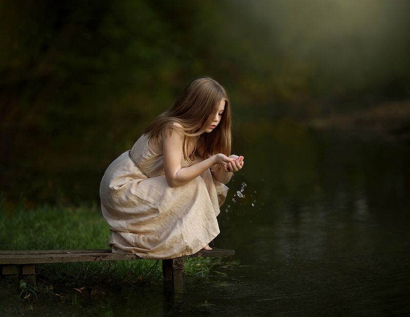 вода, девочка, капли ***photo preview