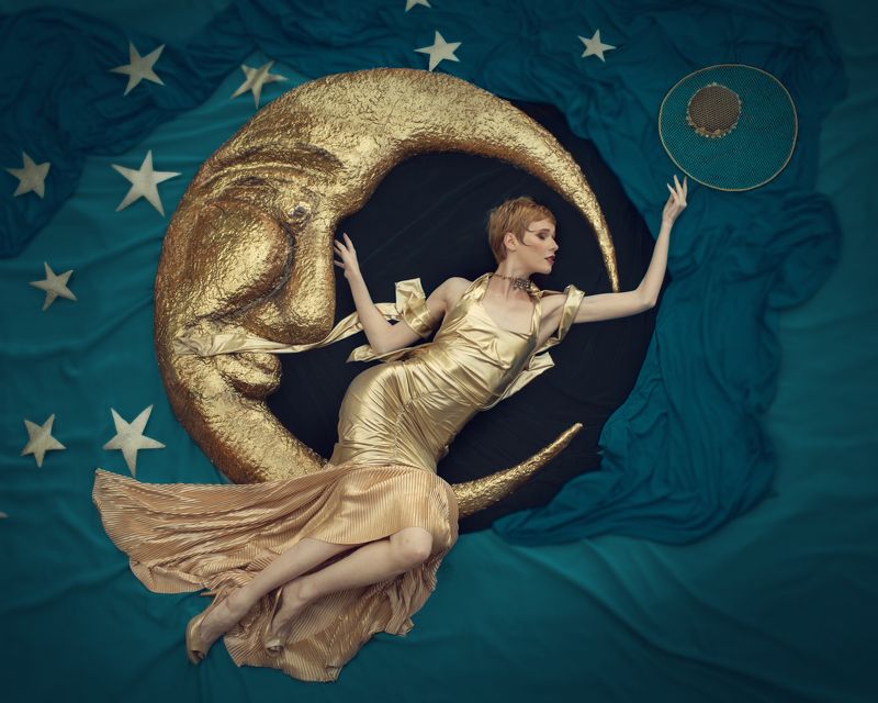 diva, дива, звезда,  луна, месяц, star,  moon, fairytale, ardeco, art deco, ар деко, золото,  gold, Diva (2020) фото превью