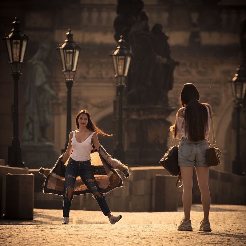 On the Prague bridgephoto preview