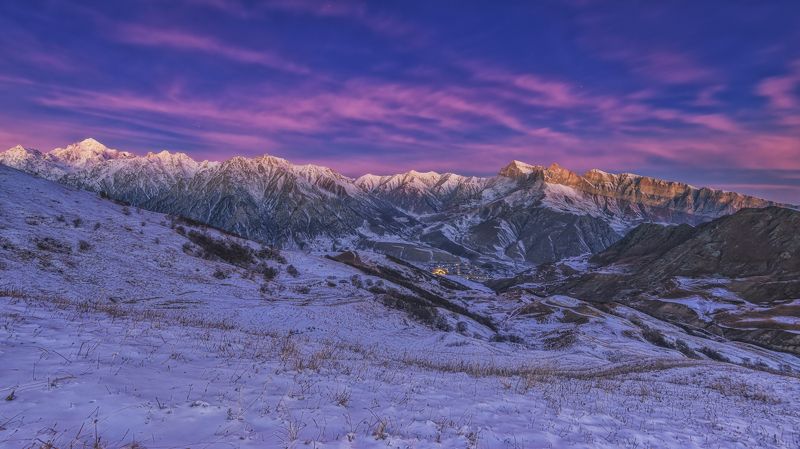 кбр. верхняя балкария. Утренний сон пос. Верхняя Балкария.photo preview