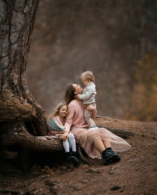 семья, мама, дети, дерево, корни ***photo preview
