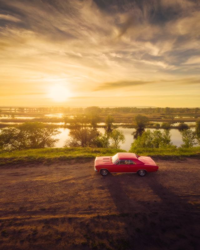 Закат фото превью