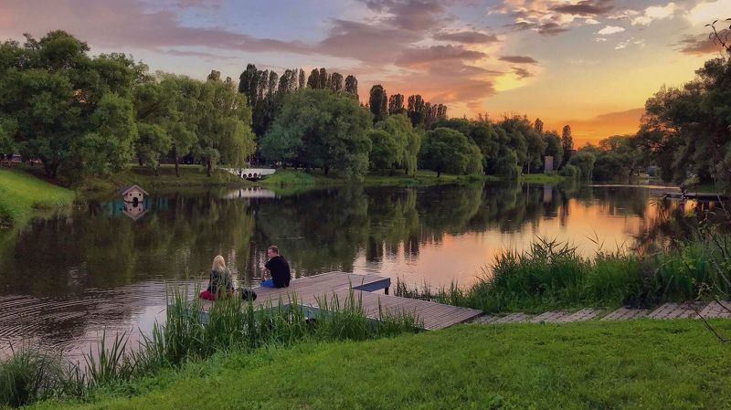 белгород, везёлка, закат, река, вечер, парочка, свидание Дело было вечером… фото превью