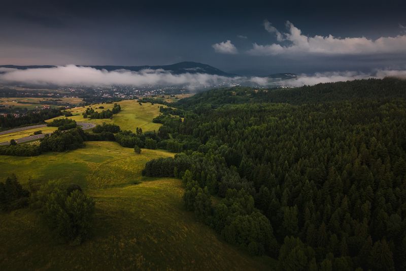 mountains, summer, poland, storm Stormy weatherphoto preview