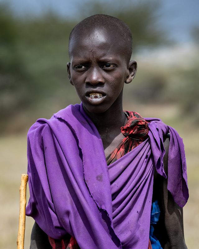 Młody Masaj z Tanzaniiphoto preview