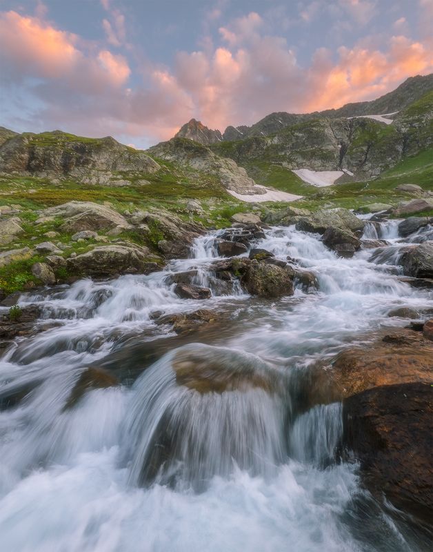западный кавказ,заповедник,  имеретинка,, вечер Имеретинкаphoto preview