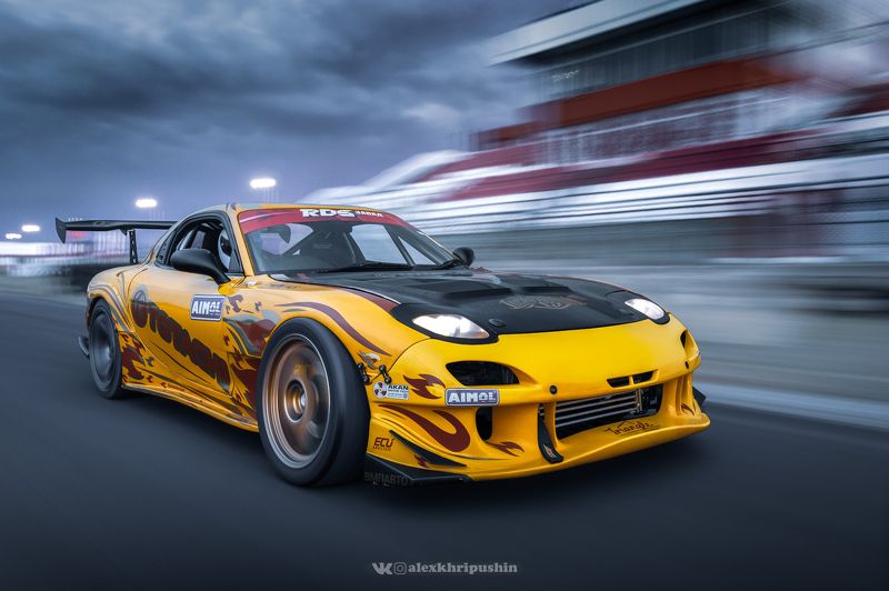 car Drift car Mazda RX-7photo preview
