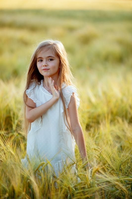 детсво девочкавполе поле пшеница закат лето девочканазакате белоеплатье Детствоphoto preview