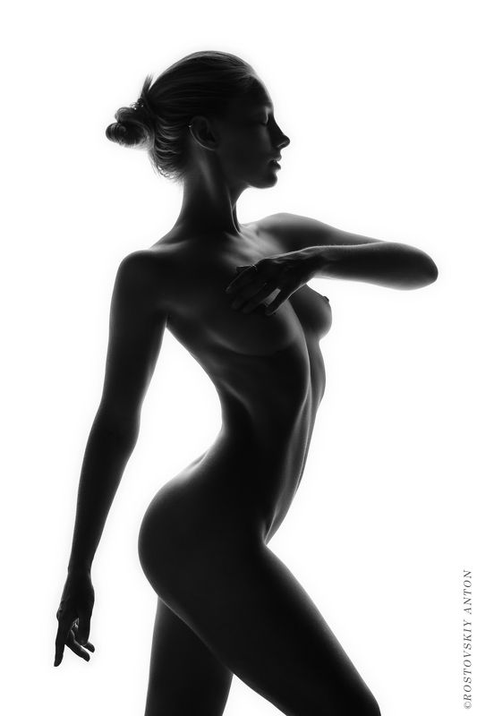 ню, модель, студия, ростовский антон, фотограф москва, чб Аннаphoto preview