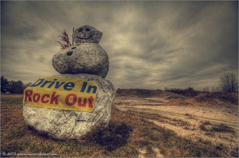 Snowman in Rock... фото превью