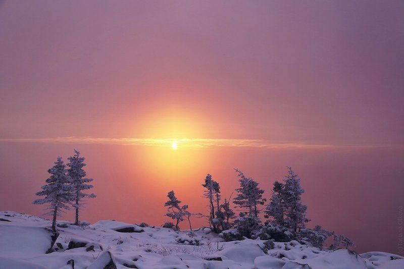 Зимний Таганай. Утро.photo preview