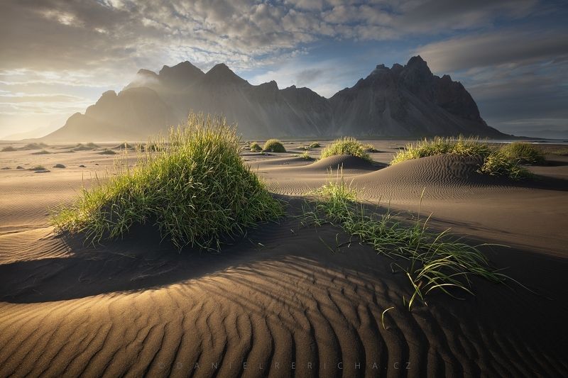 Iceland, Island,  Southern Iceland, Icelandic, Vestrahorn, Stokksnes, Europe, travel, nature, landscape, summer, summer Iceland,  evening Iceland, Island, daniel rericha, On an Icelandic beach...photo preview