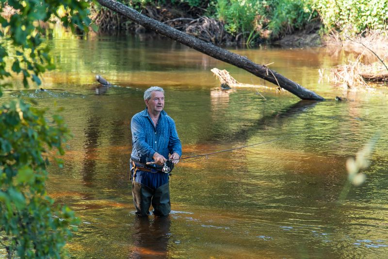 лесная река, рыбалка, мещёра, рязанская область, друзья Рыбацкими тропами по Мещереphoto preview