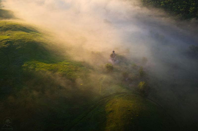 пейзаж, природа, река, утро, туман, маслово Масловоphoto preview