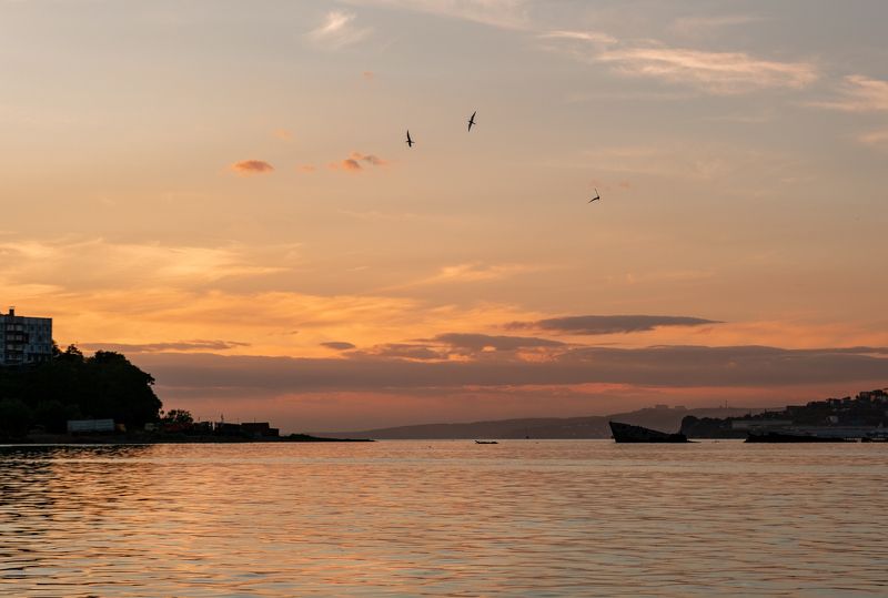 sunset Вечер у бухтыphoto preview