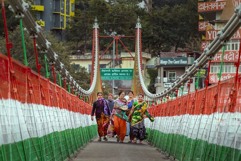 Мост Лакшманджула в Ришикешеphoto preview