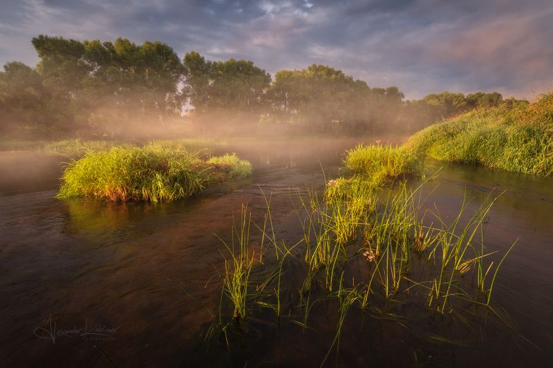 угра,утро,пейзаж,рассвет,лето,туман Доброе утро...photo preview