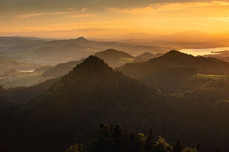 mountains, summer, poland, sunset Golden Hourphoto preview