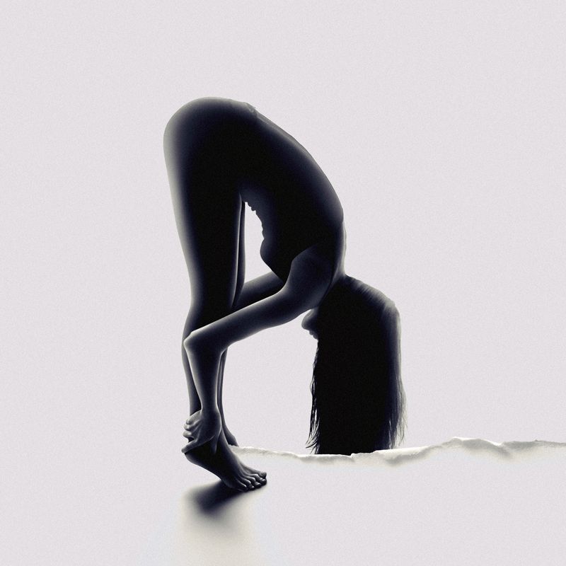 silhouette, dark, light, torn paper, thoughts, deep thoughts, shadow, baclk and white, surreal, minimalism, fine art, art, conceptual Deep Thoughtsphoto preview