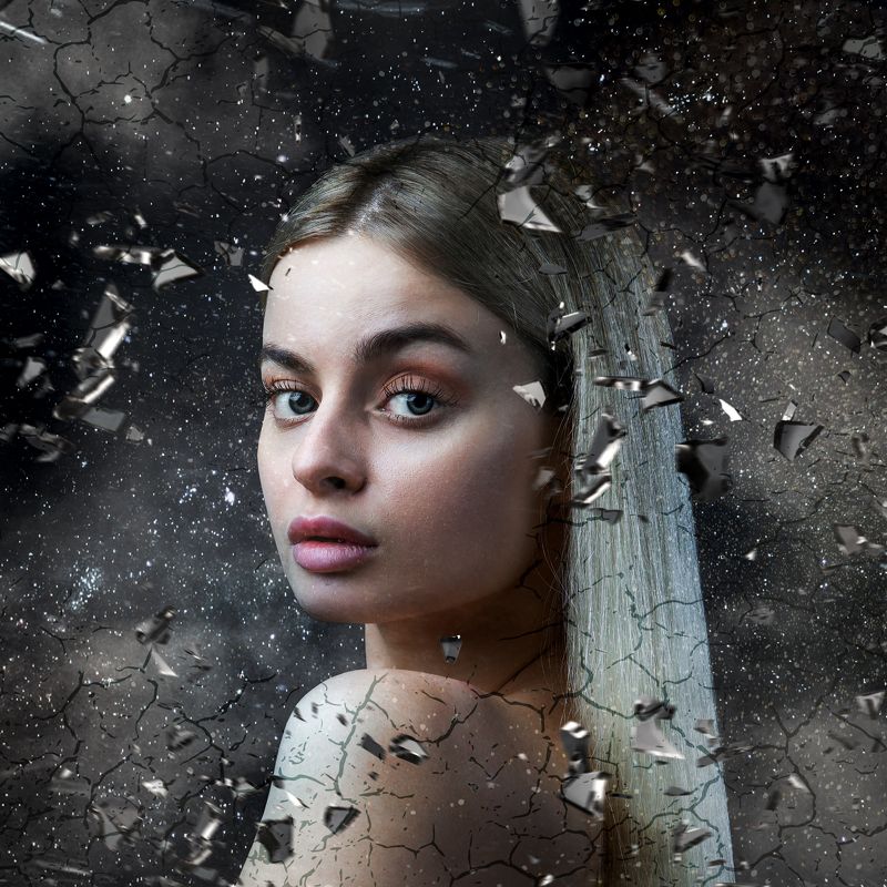 студийный портрет, красивая девушка, женский портрет, концептуальное, будуар Настяphoto preview