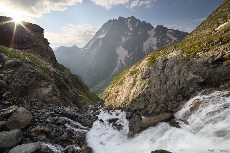 кавказ, кчр,  пшиш, аманауз На краю водопадаphoto preview