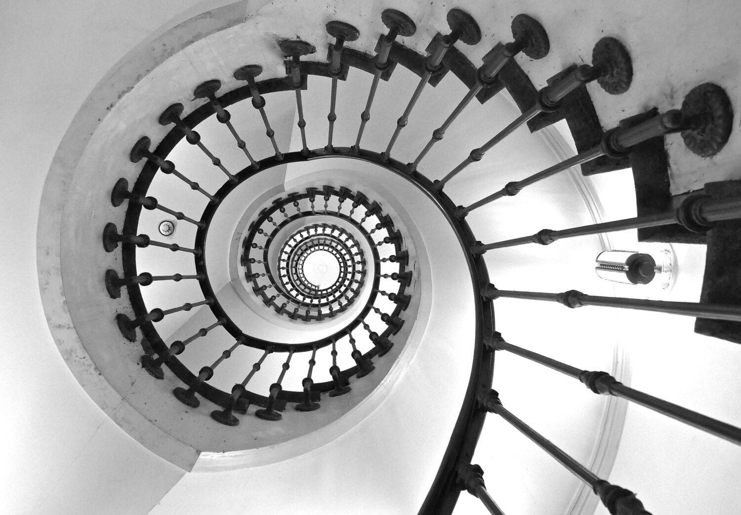 Улитка. Автор: Svetlana Povarova Ree Black & White, staircase, architecture, geometry, lines, Switzerland, city, house, building, , Svetlana Povarova Ree