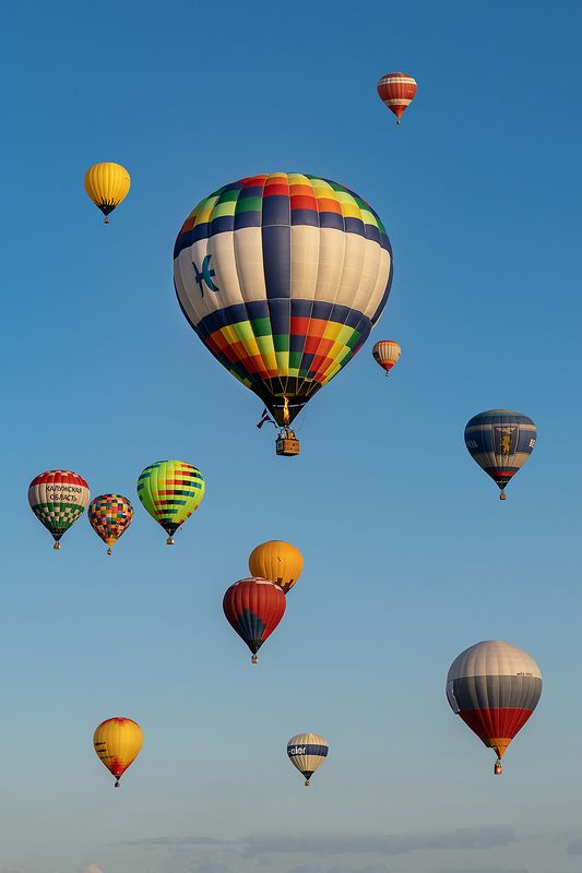 небо, полет, левитация, аэронавтика, воздухоплавание, аэростаты, воздушный шар, аэростат, россия Аэровальсphoto preview