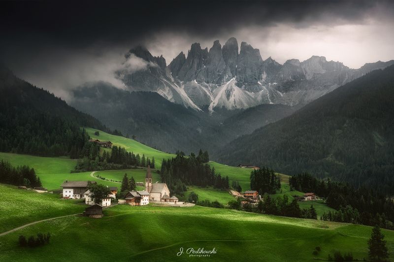 alps, dolomites, mountains Thunder in Dolomitesphoto preview
