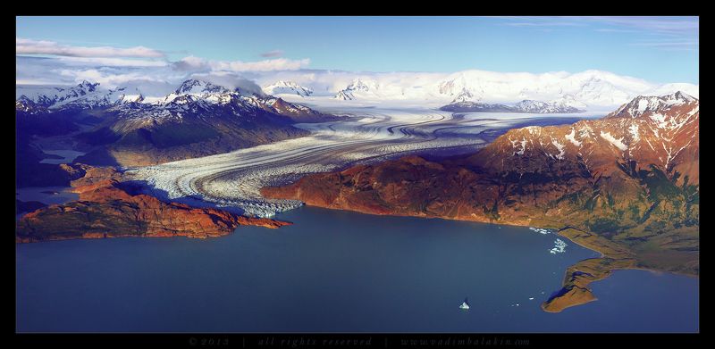 ледник, виедма, озеро, национальный парк лос гласиарес, патагония, аргентина, аэросьемка Ледник Виедма. Аэропано. фото превью