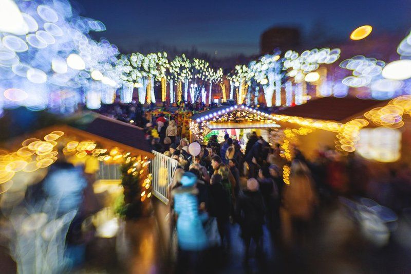 Lensbaby, Боке, Москва, Новый год, Огни, Праздники, Россия photo preview